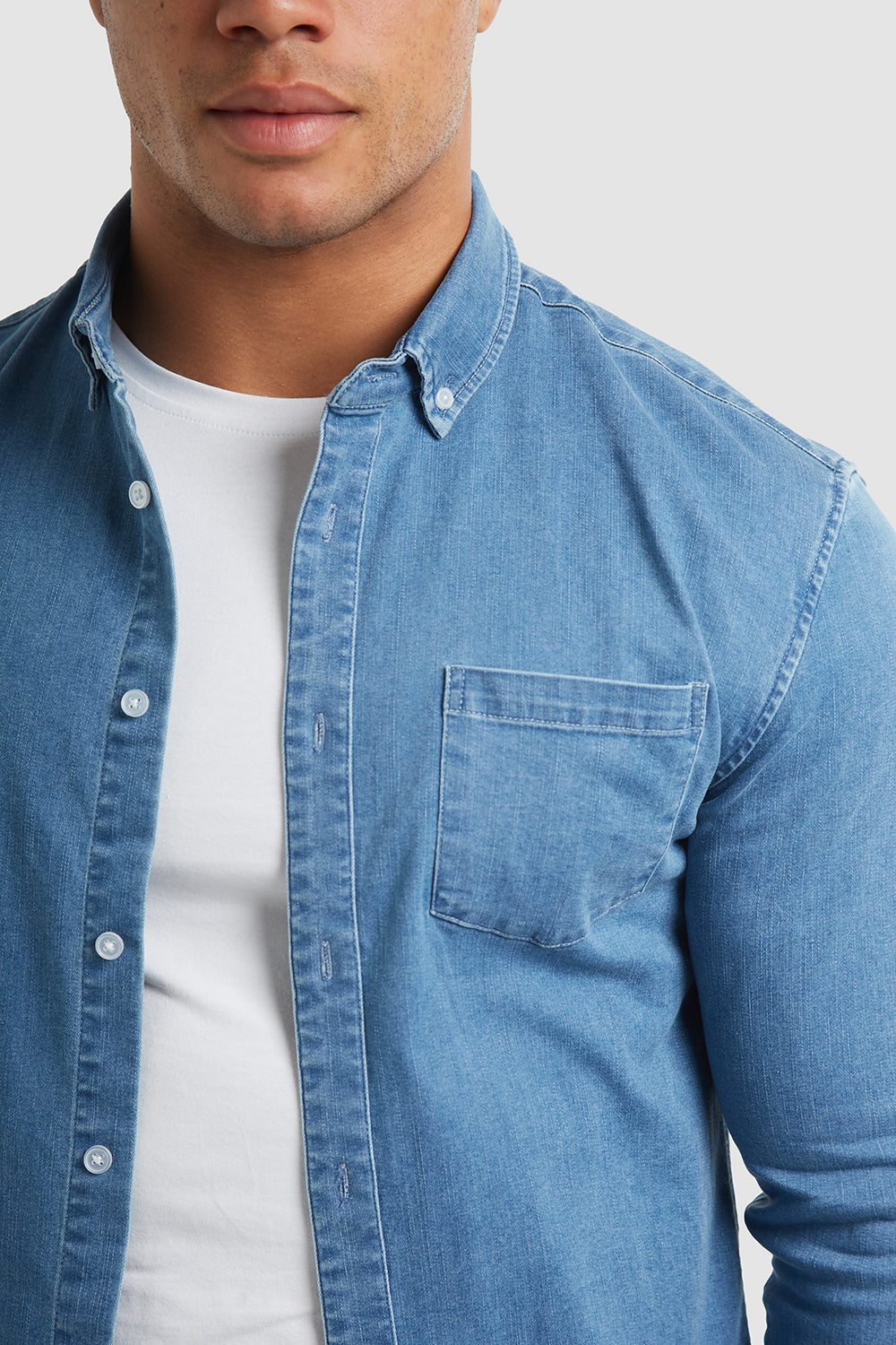 SOMTHRON Men's Oversize Cozy Regular Fit Utility Pocket Overshirt Long  Sleeve Slim Fit Button Up Denim Field Shirt Jacket(AG-M) at Amazon Men's  Clothing store